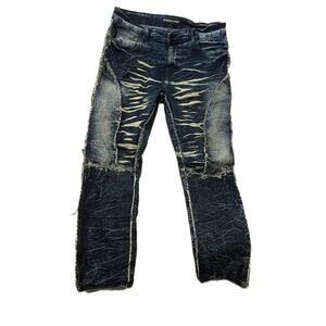 Legendary Status Distressed Streetwear Mens Jeans 36x30
